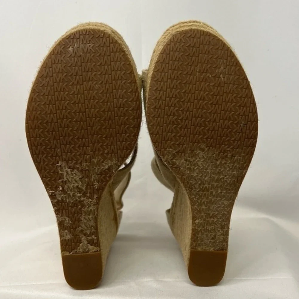 Michael Kors Espadrille Wedge Sandals w/ Front‎ Zip! US 8